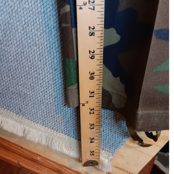 Army Combat Vintage Cargo Trousers Small-Regular 30X32 Woodland Camo Unisex Hunt - Picture 14 of 15